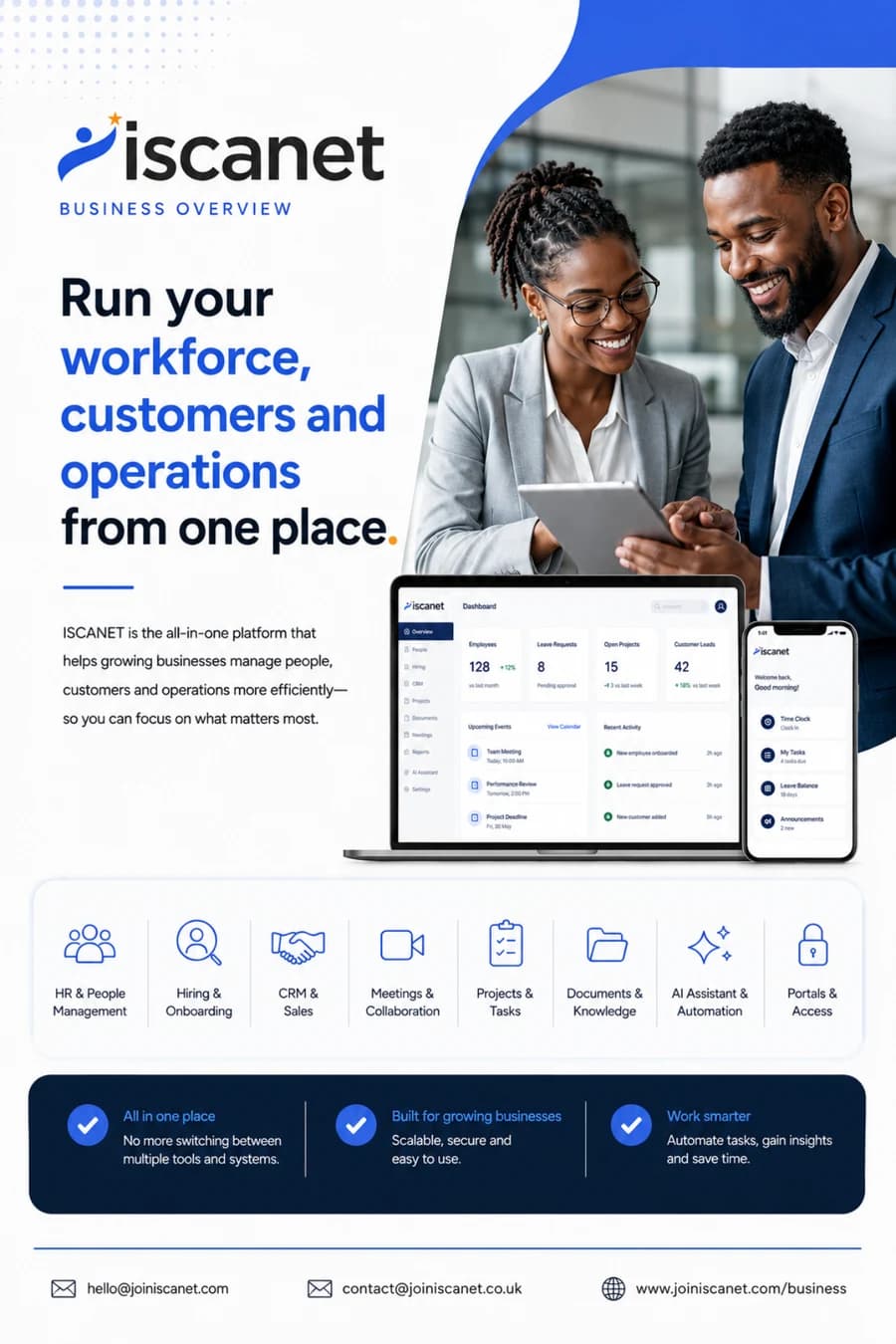 ISCANET Business Overview cover