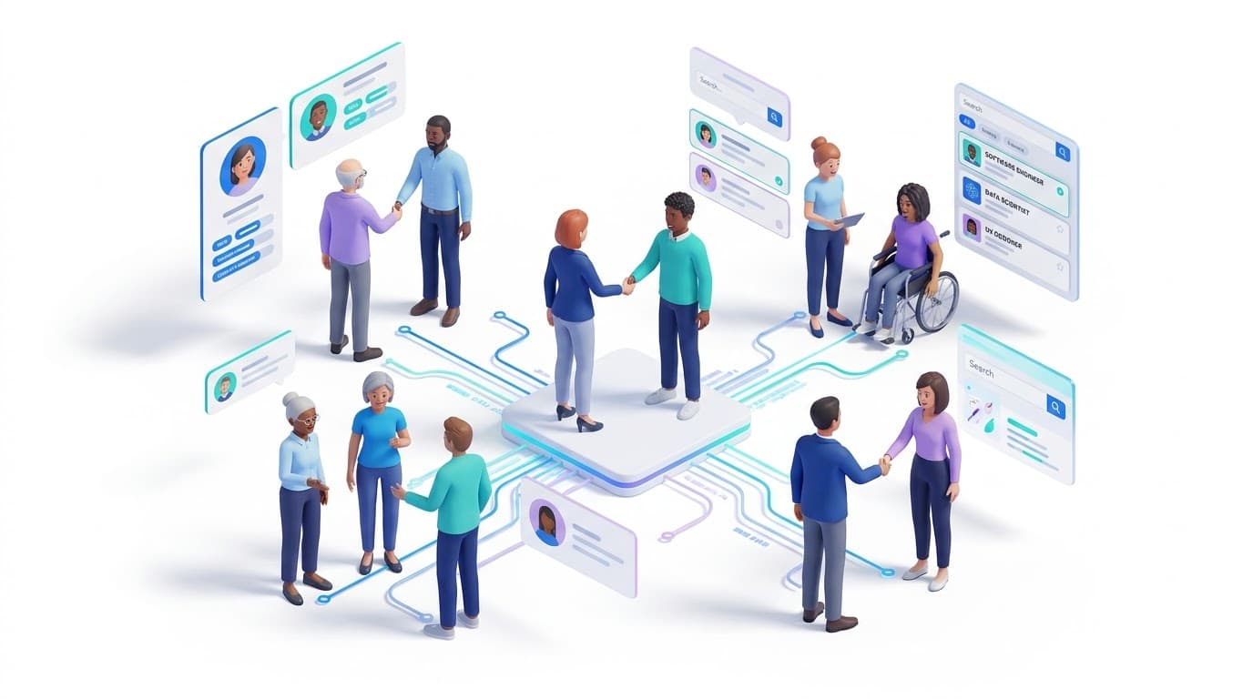 International candidates being connected to jobs through the ISCANET platform