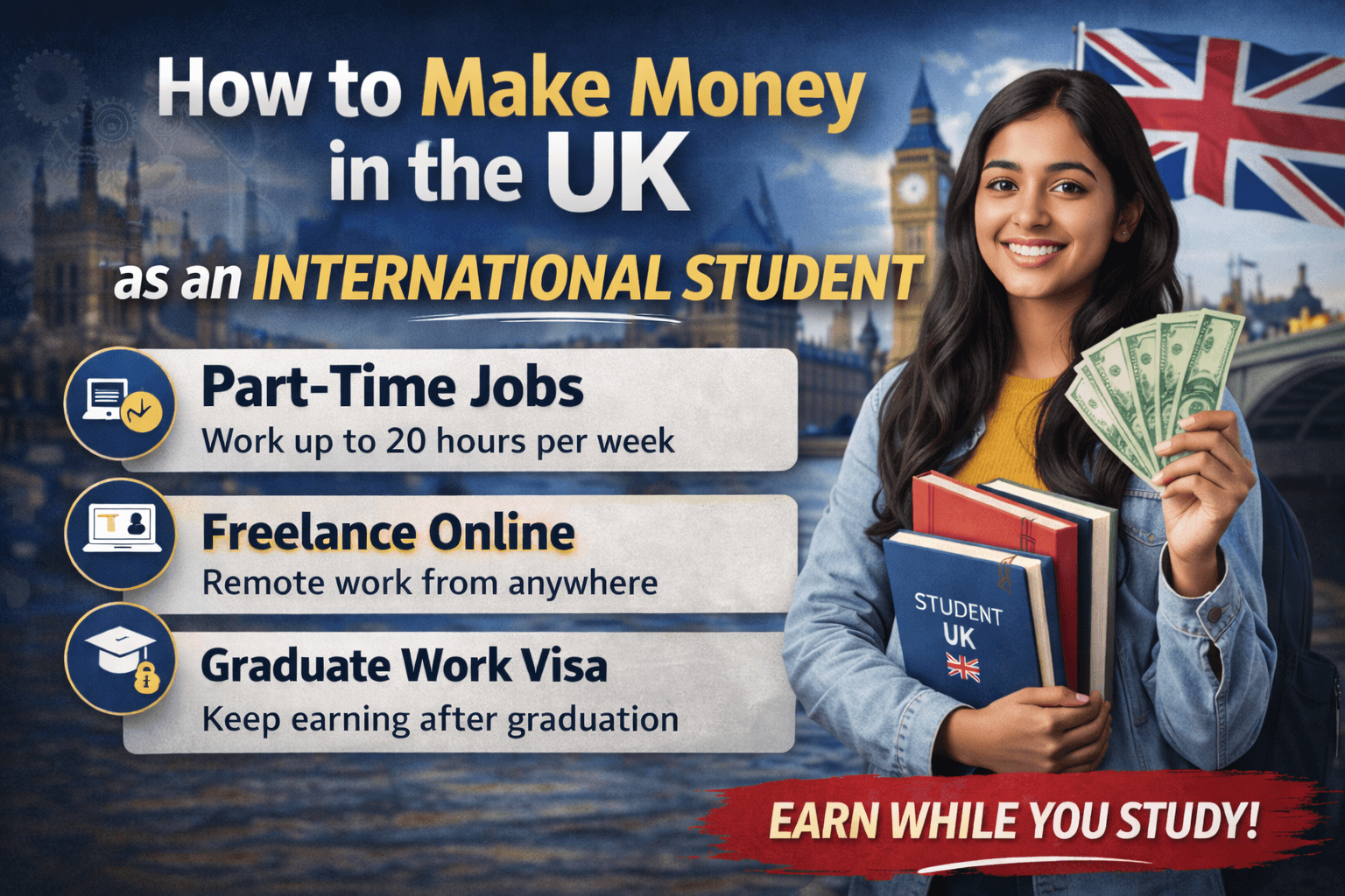 How to Make Money in the UK as an International Student