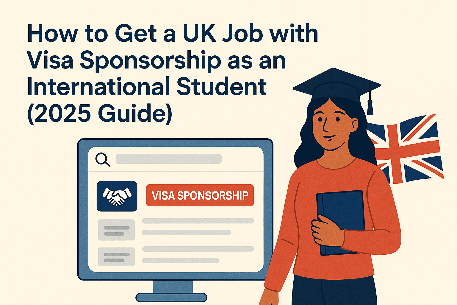 How to Get a UK Job with Visa Sponsorship as an International Student (2025 Guide)