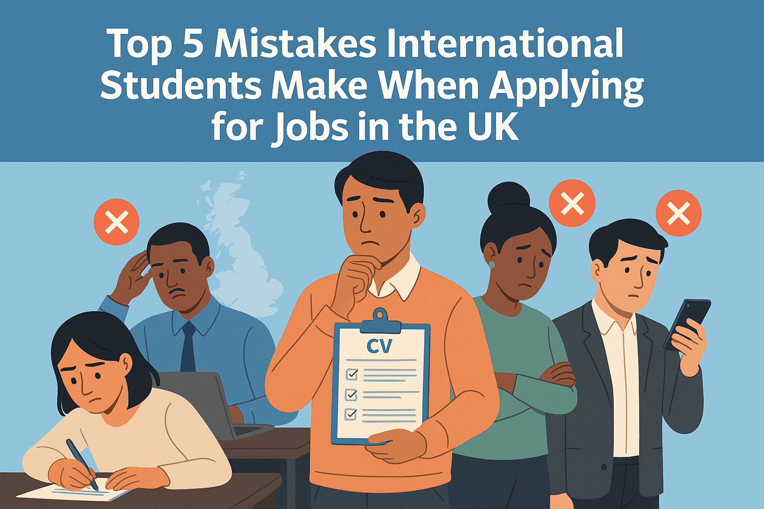 Top 5 Mistakes International Students Make When Applying for Jobs in the UK